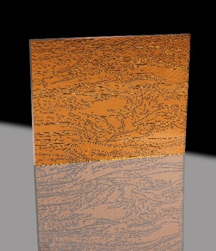 آینه مشجر آبشار بزنز| Bronze Canyon Mirror